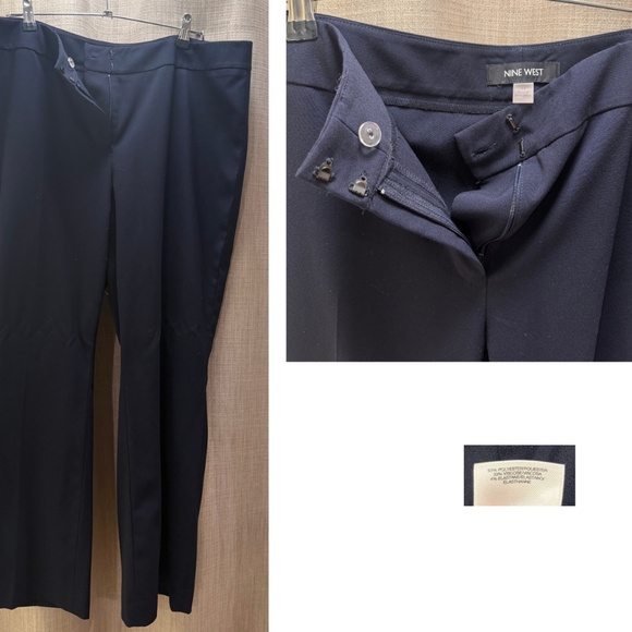 Women's Nine West Pantsuit Set in Navy - Picture 2 of 4